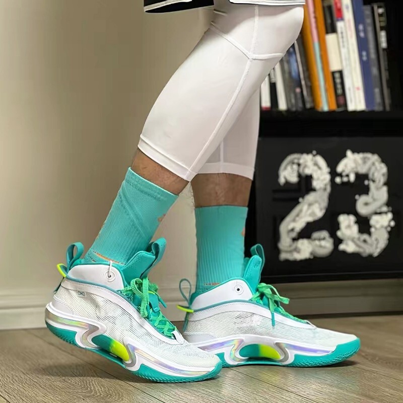 nike耐克airjordan36aj35郭艾伦男子实战运动气垫中帮缓震篮球鞋cz