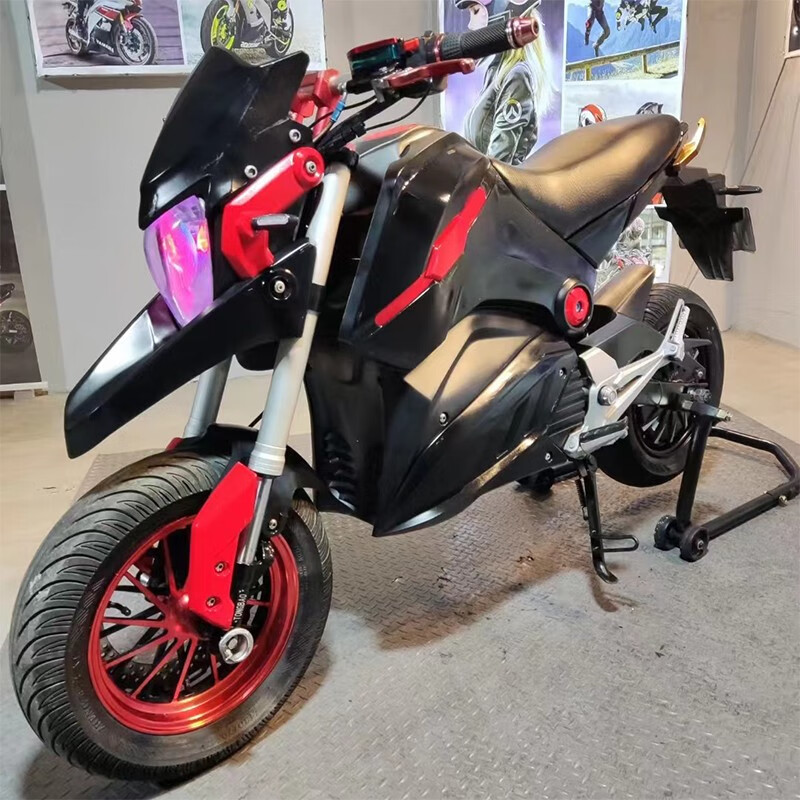 特价款小猴子电摩电动车摩托车m3m5成人72v高速大功率96v电瓶车 蓝白