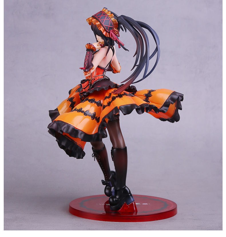 约会大作战手办时崎狂三旗袍跳舞猫耳猫娘夜刀神十香动漫卡通周边创意