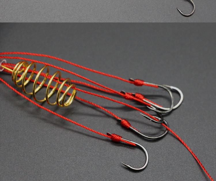 爆炸钩四组盒装伊势尼有倒刺鲢鳙防挂底大物钓鱼钩13号