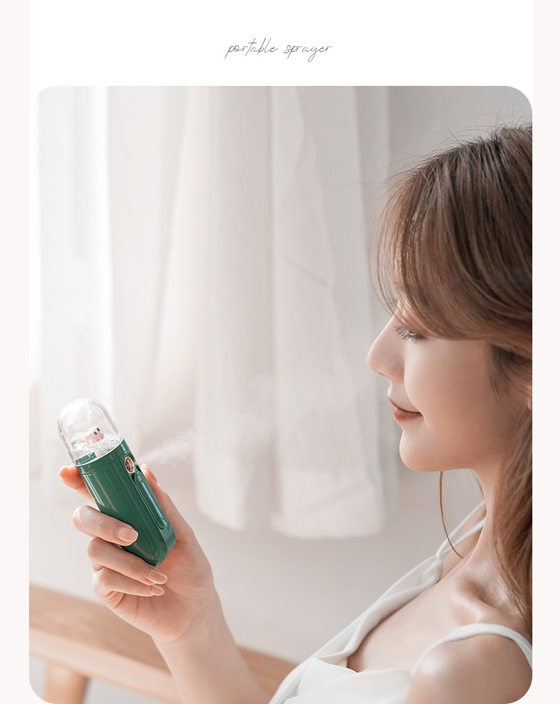萌宠手持小型加湿器迷你喷雾补水仪便携式可爱生日小礼物女生送闺蜜
