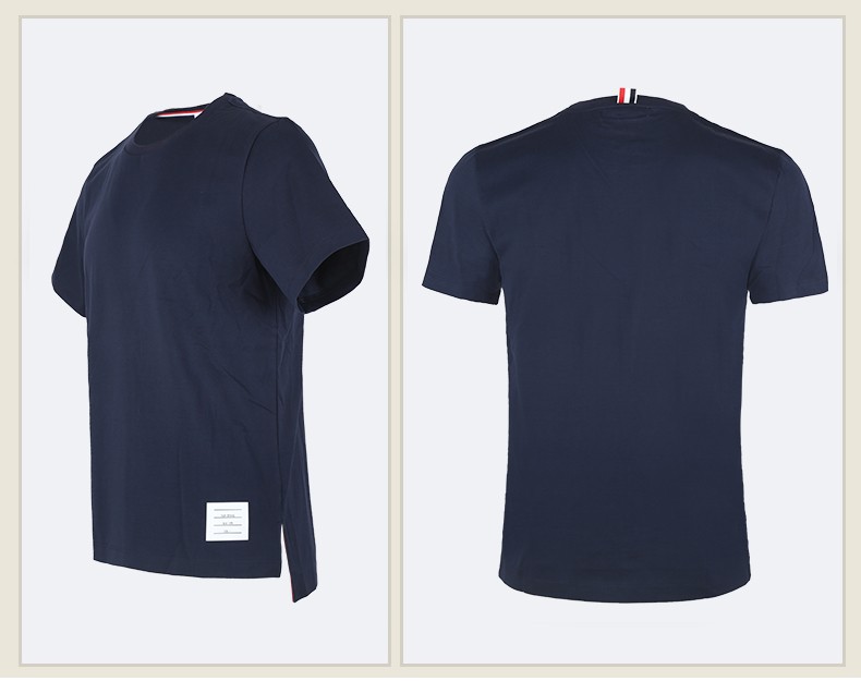 thombrowne汤姆布朗男装tb男简约纯色圆领短袖t恤衫mjs067a00042暗