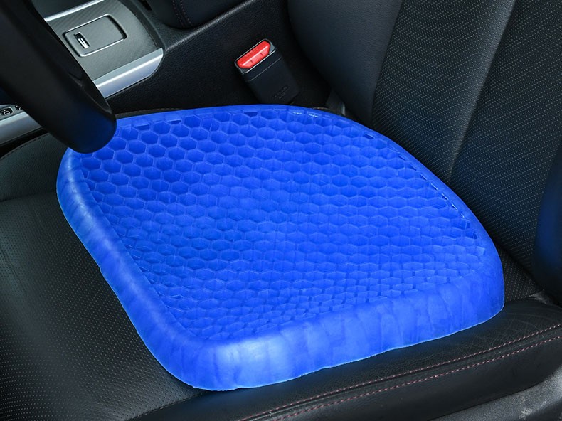 理昂凝胶汽车坐垫夏季屁股垫子硅胶冰凉垫办公室久坐蜂窝透气清凉椅垫