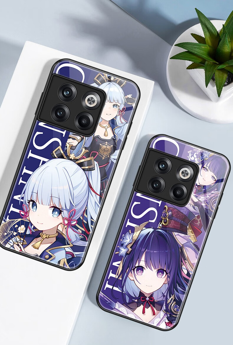 彩进 一加acepro胡桃联名原神版手机壳5g阴阳师动漫1 ace竞速版玻璃