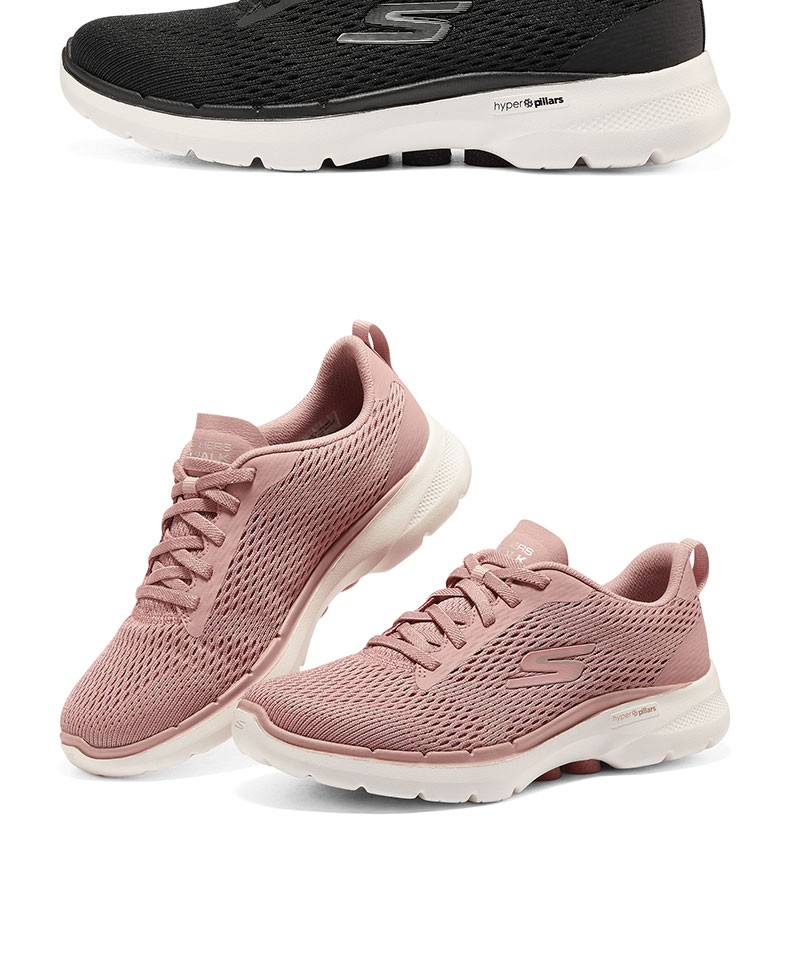 skechers斯凯奇女鞋2021新款gowalk一脚蹬健步运动休闲鞋124512mve38