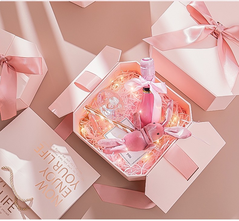 棠溪塘流星球礼物盒惊喜包装盒子ins风生日礼品盒高档伴手礼大号礼盒