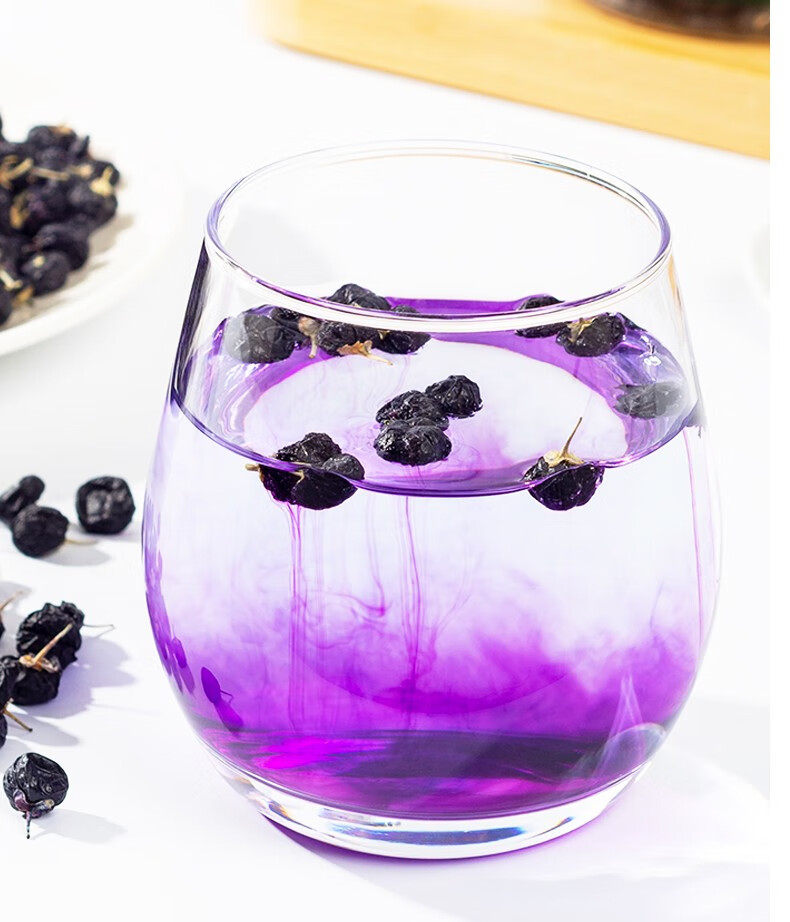 山之珍黑枸杞精选大果青黑枸杞子富含花青素滋补养生茶100g