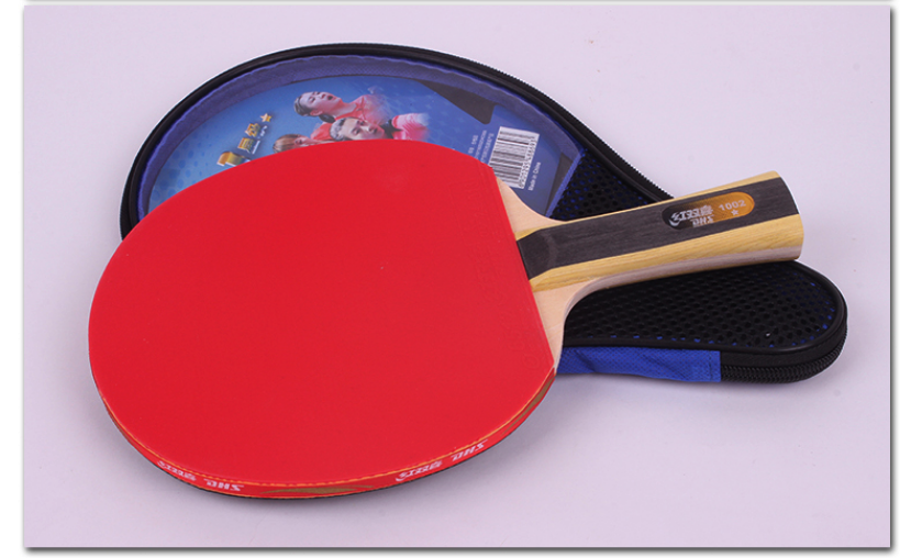 红双喜一星乒乓球拍反胶横拍直拍1星 横拍单块装