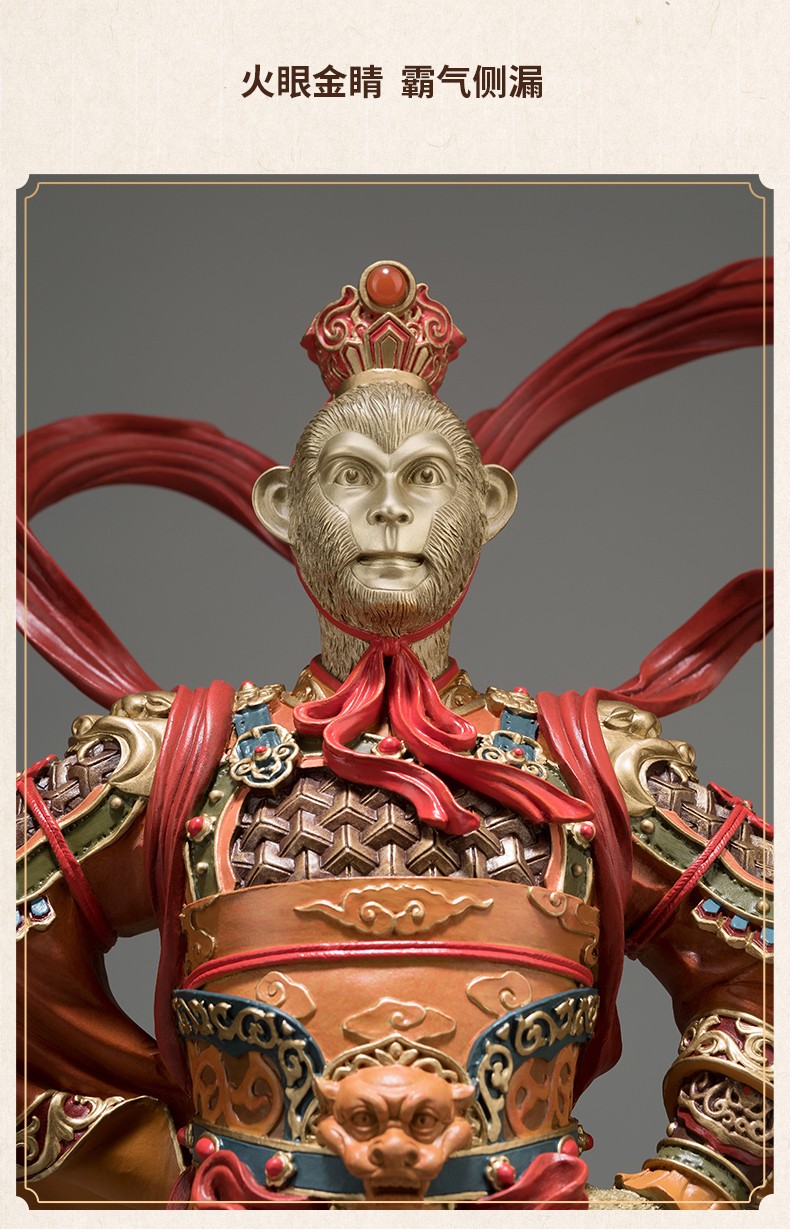 铜师傅全铜大圣摆件大圣之威风凛凛齐天大圣铜工艺品礼品办公桌摆件