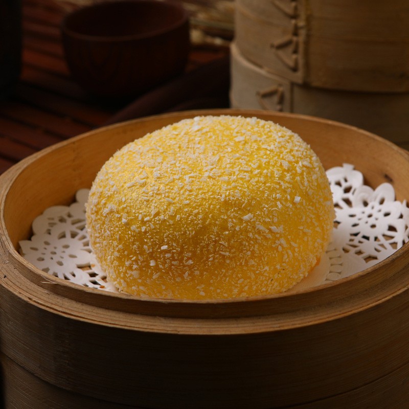 雪山大流沙包 黑金流沙包 蛋黄流沙包 茶楼早餐 港式点心 广式冷冻