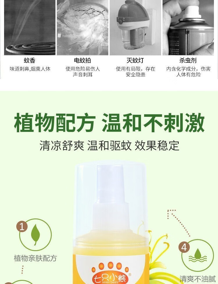 37883-CamalgOri 车用驱蚊凝胶物精油驱蚊膏驱虫婴孕适用驱蚊液夜出车用拒绝车内蚊蝇宝宝坐车不哭闹 三瓶-详情图