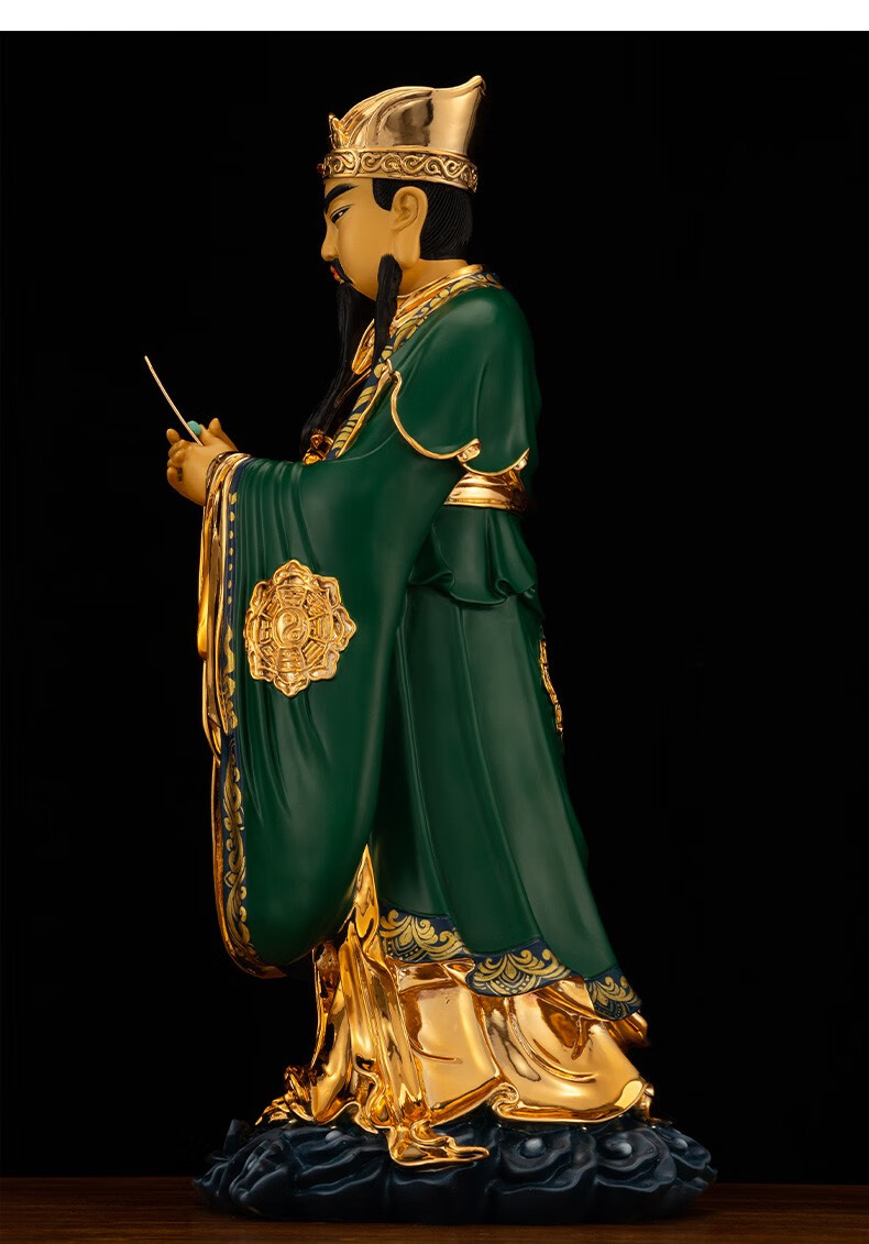 三漫陀纯铜南斗六星君神像南斗星君道教家用供奉摆件南极长生大帝天府