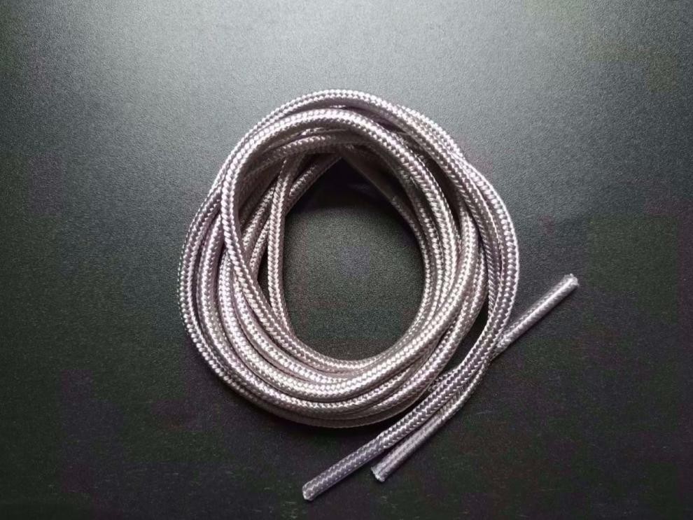 适配耐克airmax97银子弹金子弹airmax98金色银色鞋带圆鞋带男女款白色