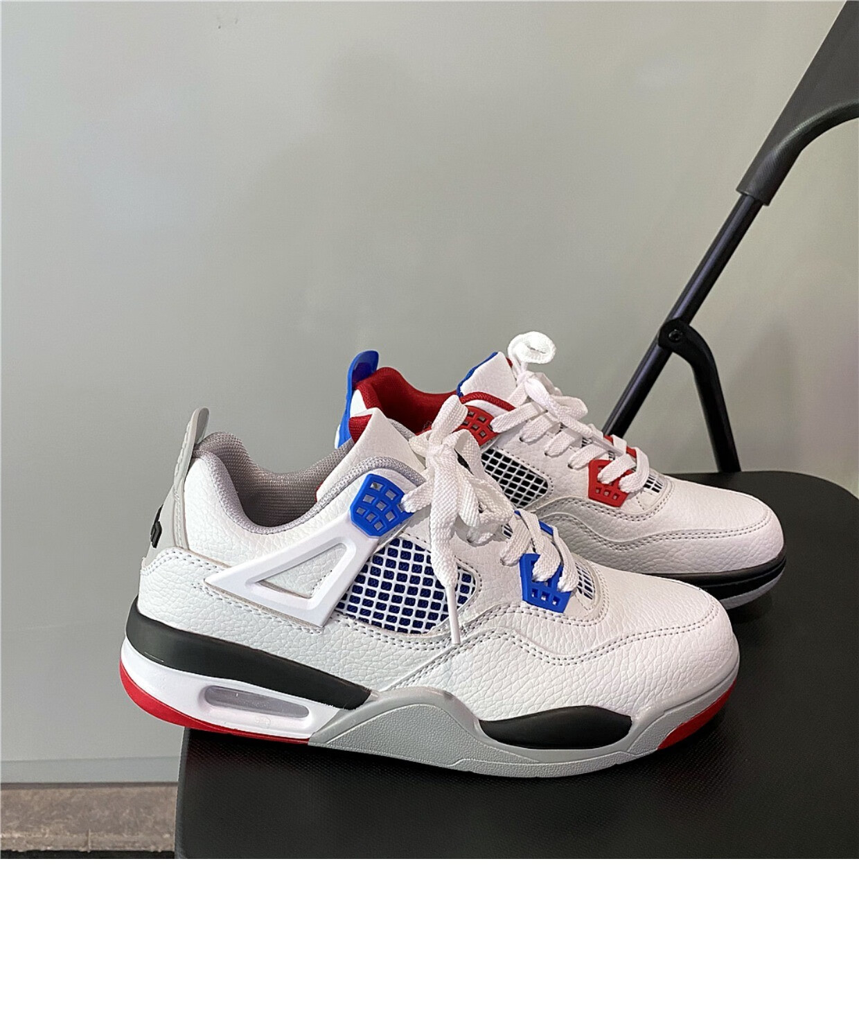 布柜者 aj气垫运动鞋男2022新款韩版ins超火篮球鞋bf风帅气情侣鞋bf