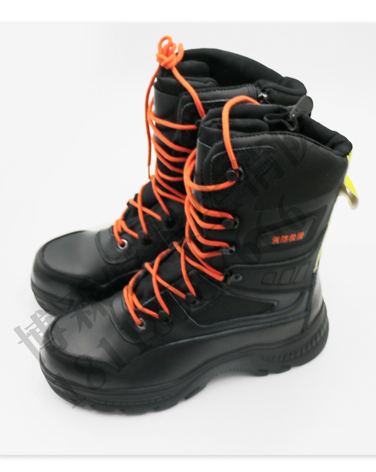 17款消防靴抢险救援靴灭火防护靴战斗靴灭火靴钢包头防砸靴钢板底 41