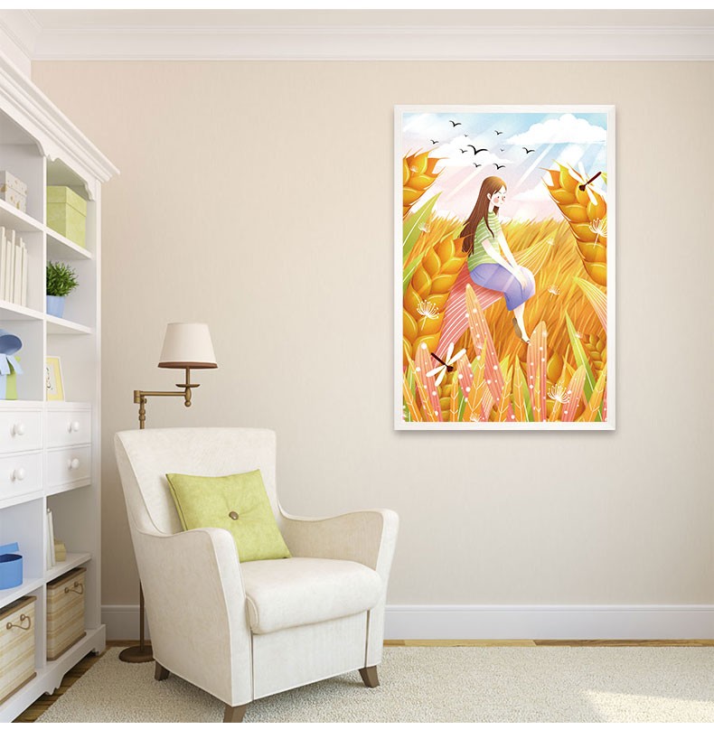 525心理装饰画色彩疗愈系列咨询室墙壁挂画学校心灵驿站挂图色彩疗愈