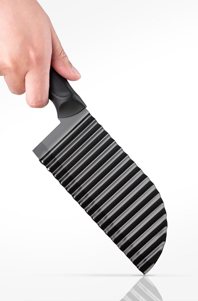 京橘不锈钢狼牙土豆波浪刀切土豆刀厨房家用切菜神器花式切条器薯格