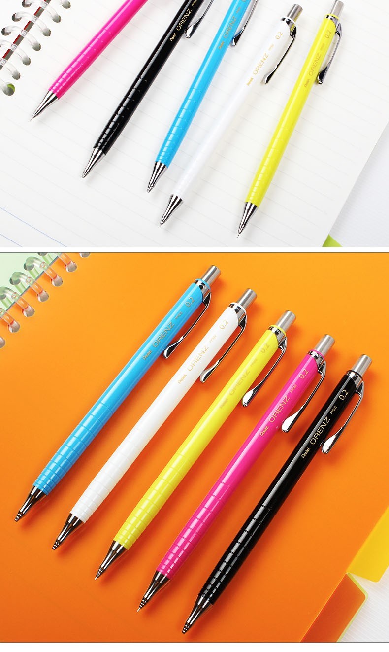 日本pentel派通自动铅笔orenz素描极细铅笔不易断铅漫画设计绘图绘画