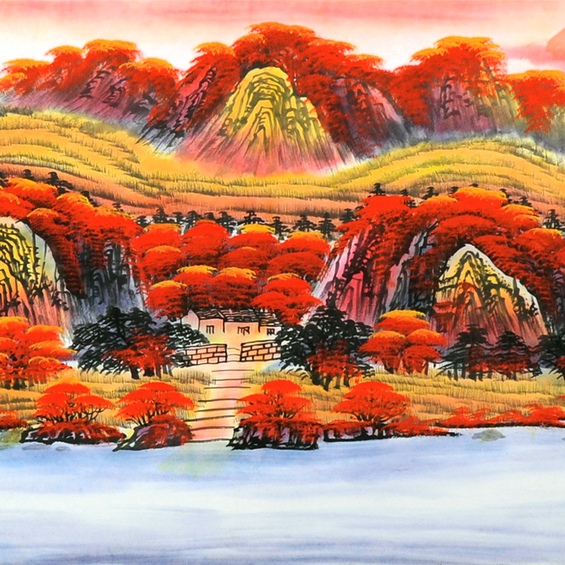 国家一级美术师 范海【鸿运当头】a2417/236*62cm/画芯