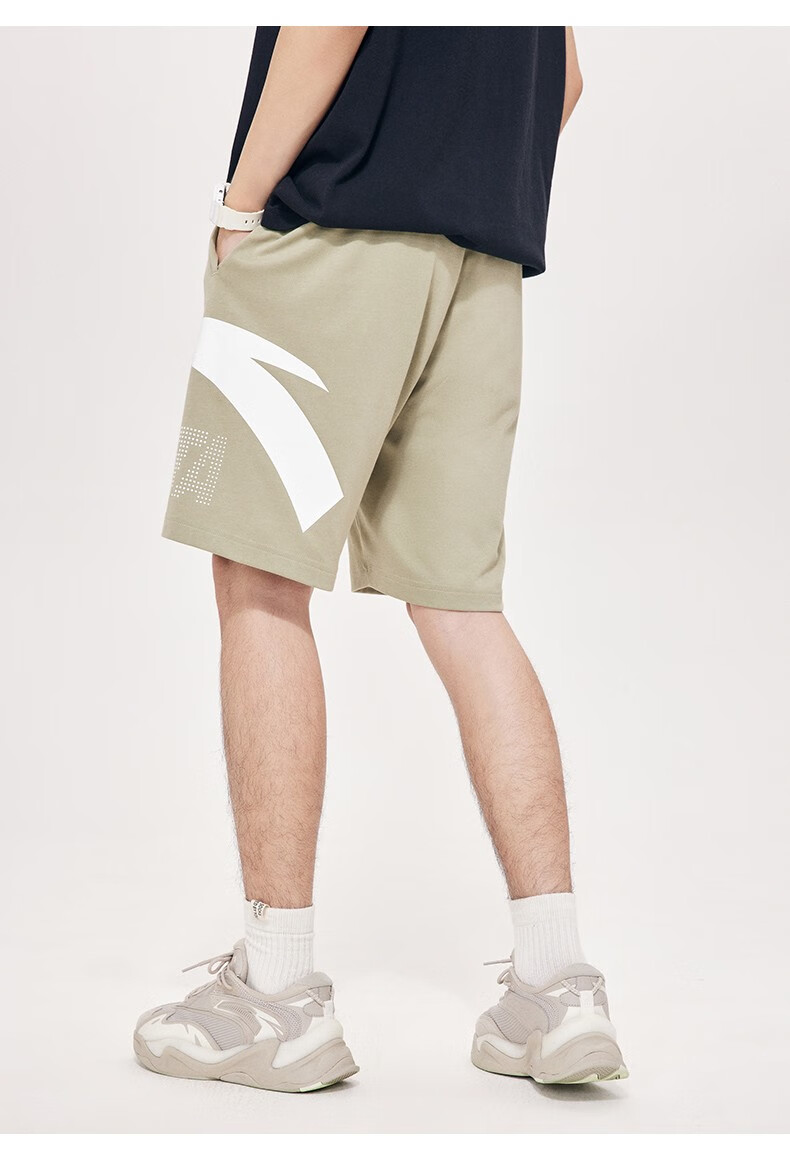 安踏短裤男2022年夏季新款针织五分裤子休闲运动裤宽松百搭裤子官方