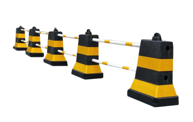 pvc塑料隔离墩 柔性道路护栏围栏 分流水马防撞墩 公路抢修隔离墩