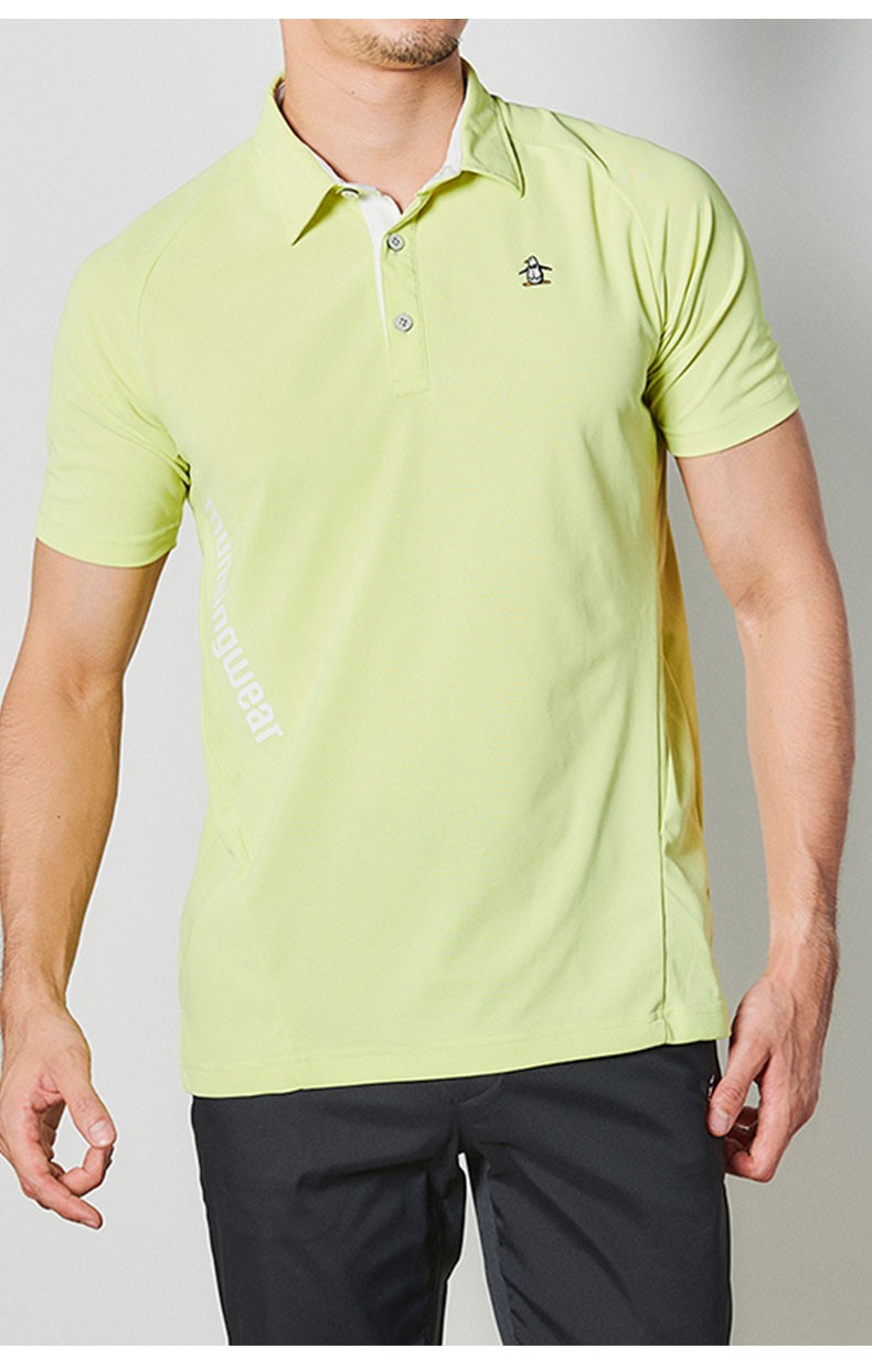 万星威munsingwear高尔夫服装男装21夏季新品速干透气短袖polo衫时尚