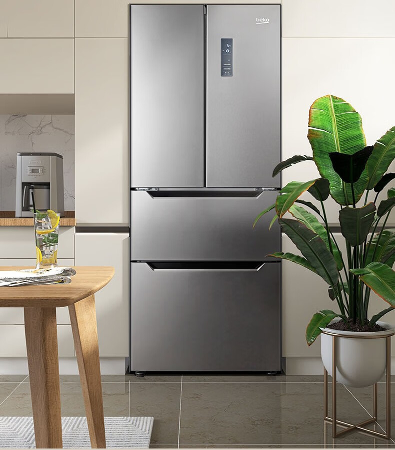 倍科(beko)冰箱 多门对开门电冰箱 风冷无霜 蓝光养鲜 变频节能 0327