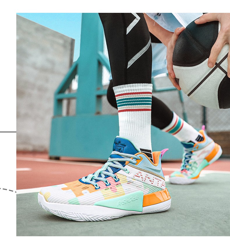 安踏要疯4进击2篮球鞋男鞋子夏季款学生高帮气垫缓震运动鞋kt汤普森要