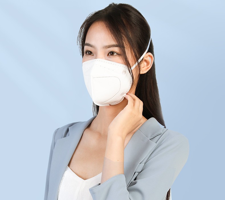 振德(zhende)n95防护口罩头戴耳带式级低阻透气肤双层熔喷布独立包装