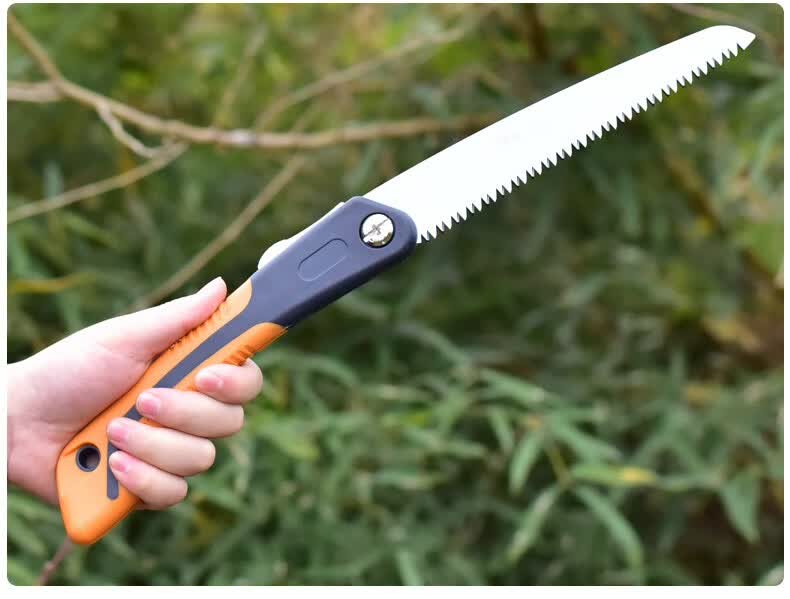 笠农日本进口钢手锯手工锯木工锯家用手板锯伐木锯折叠锯果树锯修枝锯