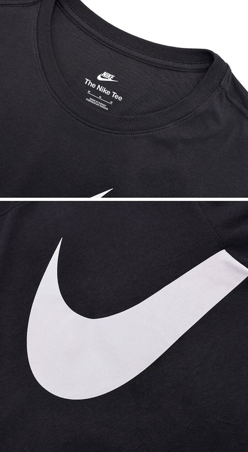 nike耐克短袖男2021夏新款双钩logo圆领运动休闲半袖t恤潮dd3350 dd