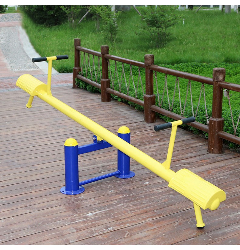 体承户外健身器材广场公园小区社区跷跷板室外健身路径双柱儿童翘翘板