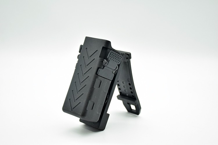 92改塑钢战术快拔g17单双排弹匣腰套通用64式77弹夹套1911双排套 9mm