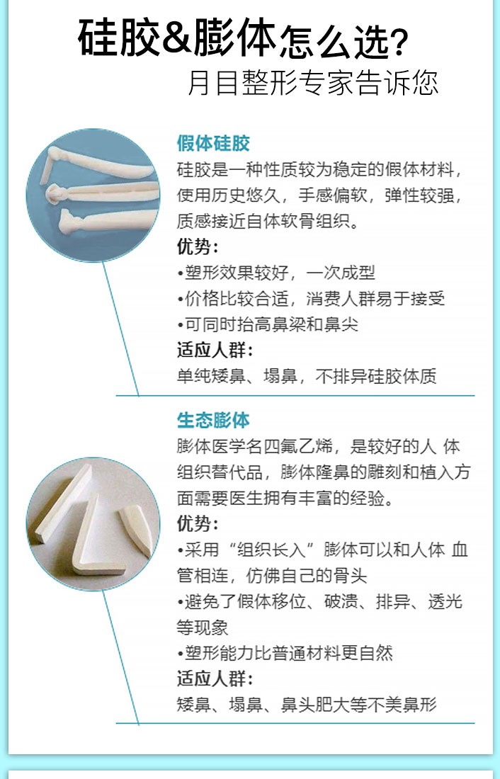 【武汉】可月 月目医疗美容 鼻翼缩小 假体隆鼻 膨体隆鼻 鼻部硅胶