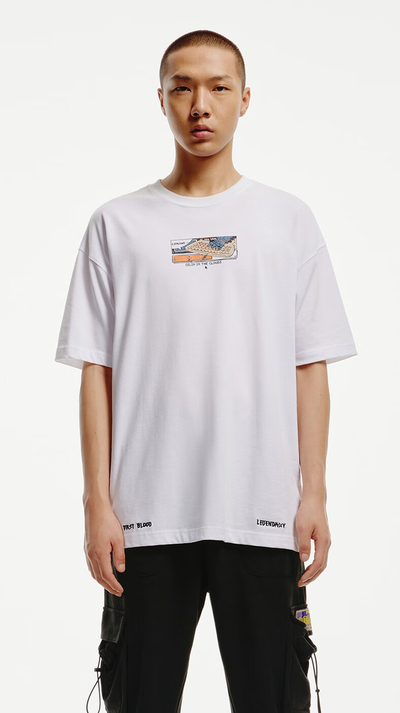 lng中国选手李宁联名男女同款短袖t恤2021新款夏季纯棉国潮打底衫