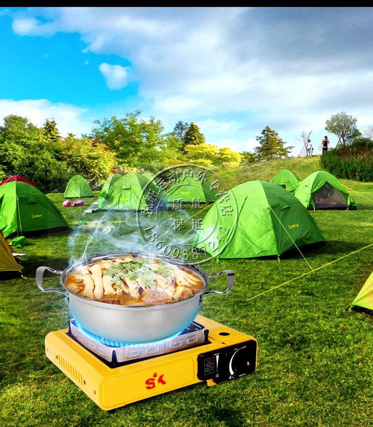 卡式炉户外用品卡气炉气罐野炊燃气炉具烤盘野外火锅炉车用煤气灶双用
