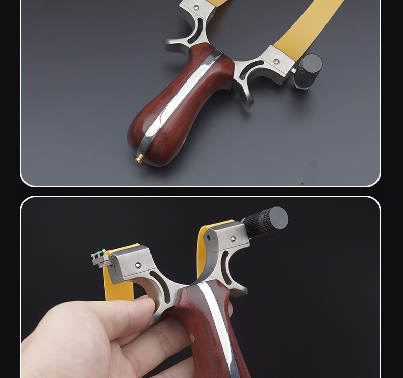 飞鸟升级加强款弹弓高精准激光瞄具户外成人弹弓抢专业竞技比赛弓激光