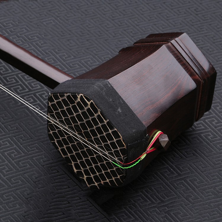 曲漾 黑檀木京二胡西皮e调二黄d大二黄c调紫檀皮黄两用京剧伴奏 专业