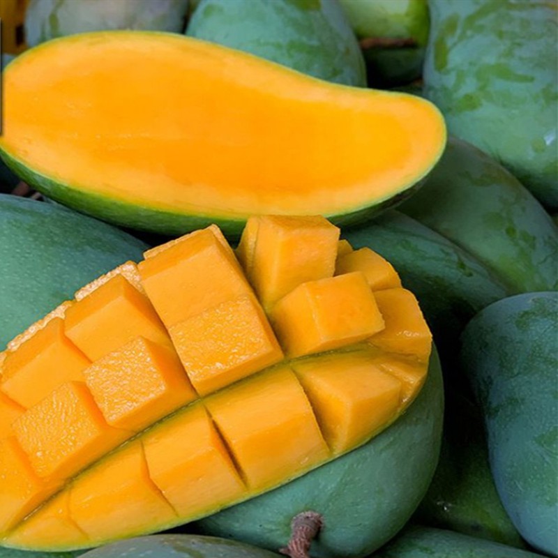 jd物流桂七芒果新鲜广西田东百色新鲜水果贵七青皮金煌