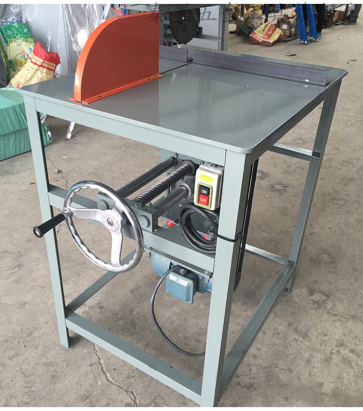 门窗铝合金台锯台式气动幕墙装饰铝材开槽机 手摇式切割机380v【图片