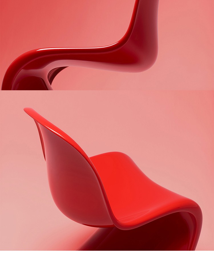 cabana进口vitrapanton chair classic经典潘顿椅s椅餐椅简约 涂漆