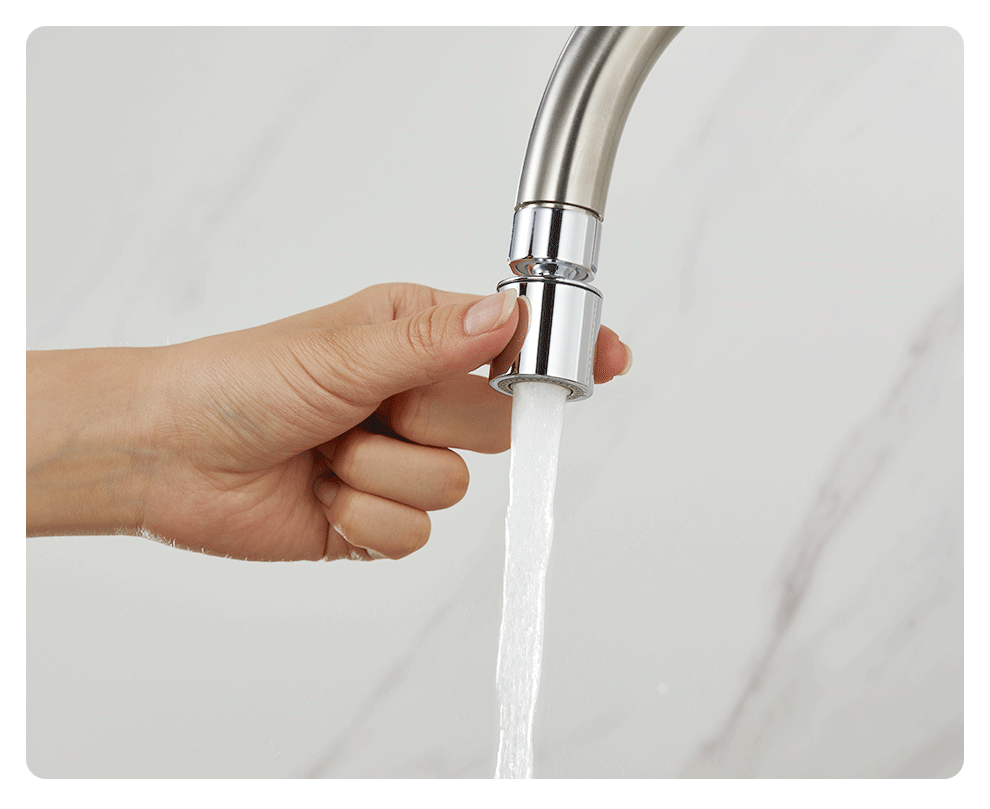 潜水艇submarine水龙头起泡器防溅可旋转塑料起泡器面盆菜盆浴缸龙头