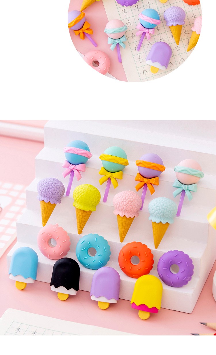 fgacct卡通可爱创意橡皮擦儿童造型橡皮幼儿园小礼物小学生文具奖品