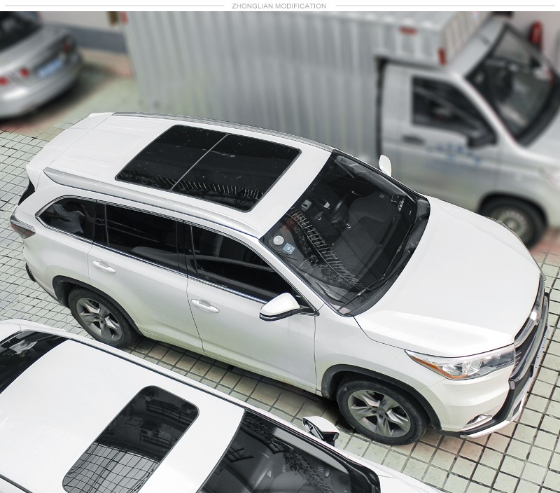 宅趣zaiqu专用于2021款汉兰达行李架原厂车顶架竖杆151820款丰i田