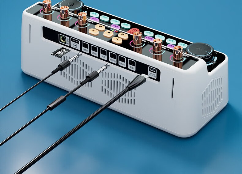 麦手机电脑话筒套装抖音全民k歌专用户外 顶配版【声卡音响一体机