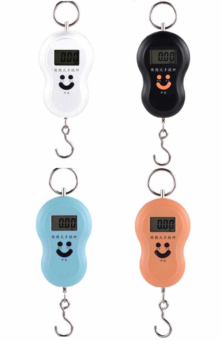 佳工坊(working goods)葫芦电子称 电子手提秤 便携式手持行李称 迷你