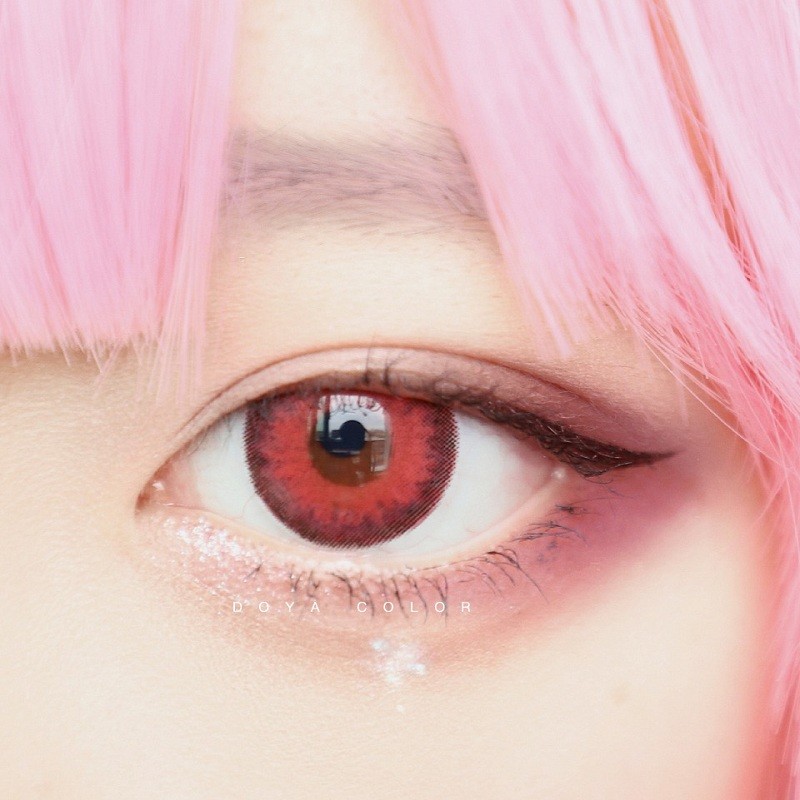 doya显色cosplay动漫大直径美瞳凌空目吸血鬼space近视隐形眼镜tu