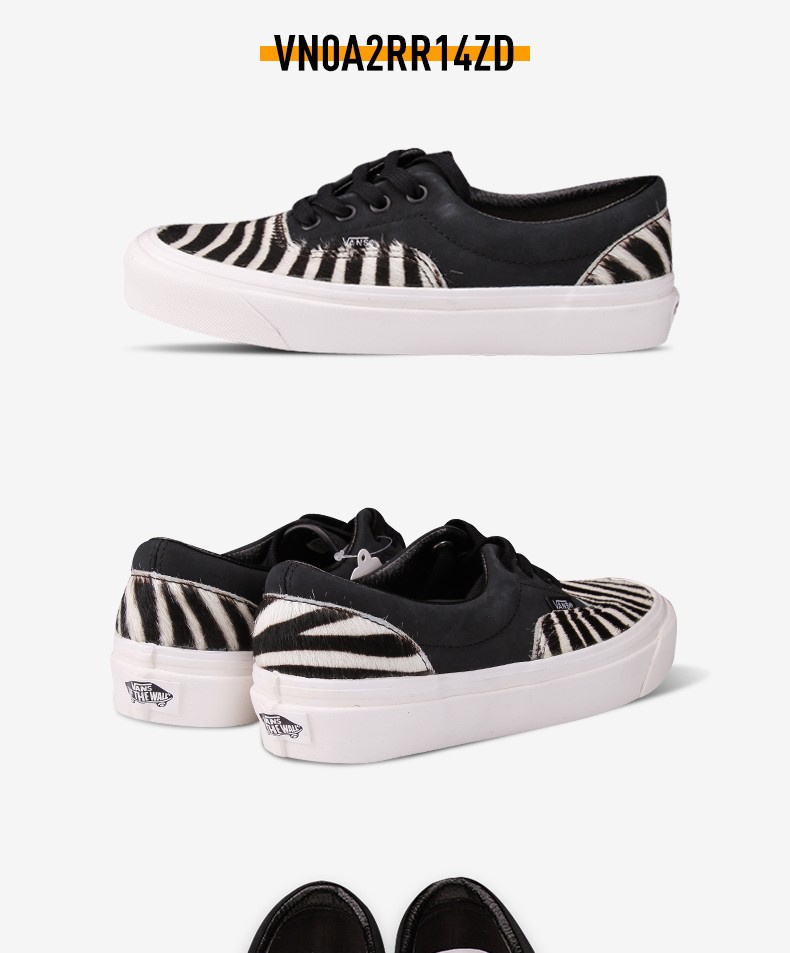 vans范斯uaera95dx黑色斑马纹低帮女子休闲板鞋vn0a2rr14zd365
