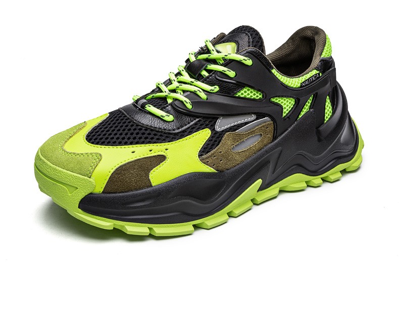 诺帝卡nautica男鞋休闲鞋男士潮流百搭老爹鞋男款韩版跑步运动鞋白色