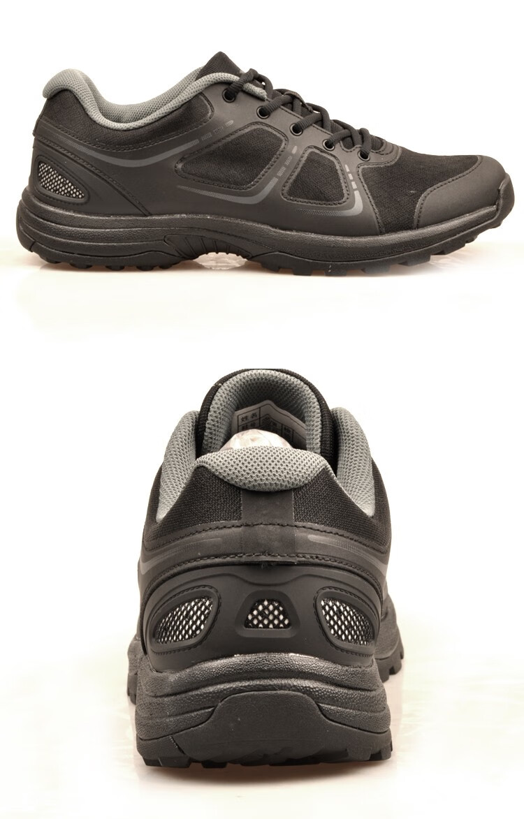 19作训鞋新式体能训练鞋黑色胶鞋男低帮作训鞋超轻跑步鞋春秋季徒步鞋